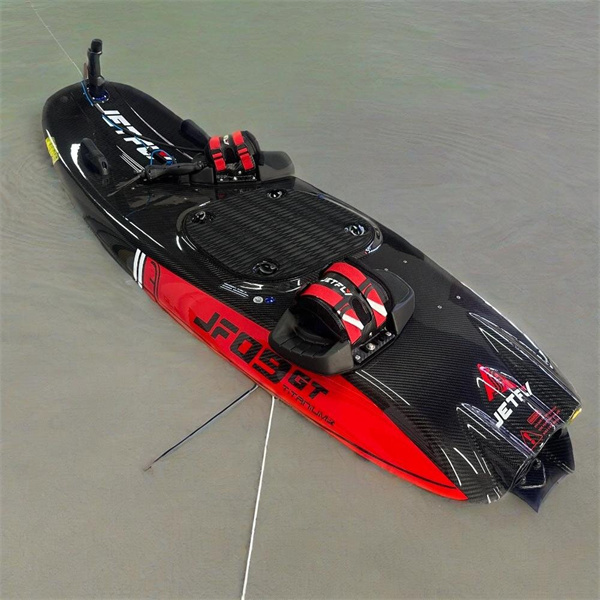 Master the waves with a surfboard hydrofoil equipped with an electric motor