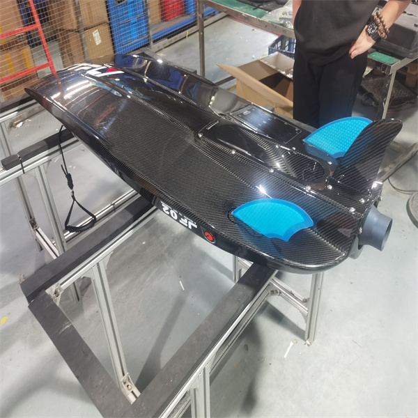 Feel the power and speed of a jet board as you ride the waves