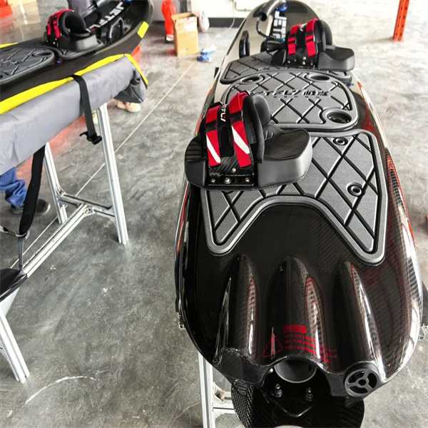 Achieve speeds impossible on a traditional surfboard with a jet surfboard