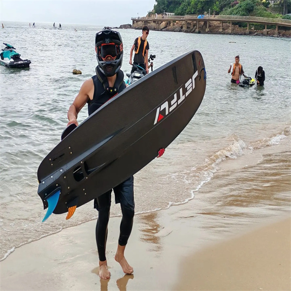 Conquer the open water on a high-powered jetboard