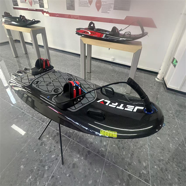 Explore the possibilities of motorized surfing with a hydrofoil board