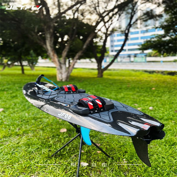 Unleash your inner adrenaline junkie with a jet powered surfboard