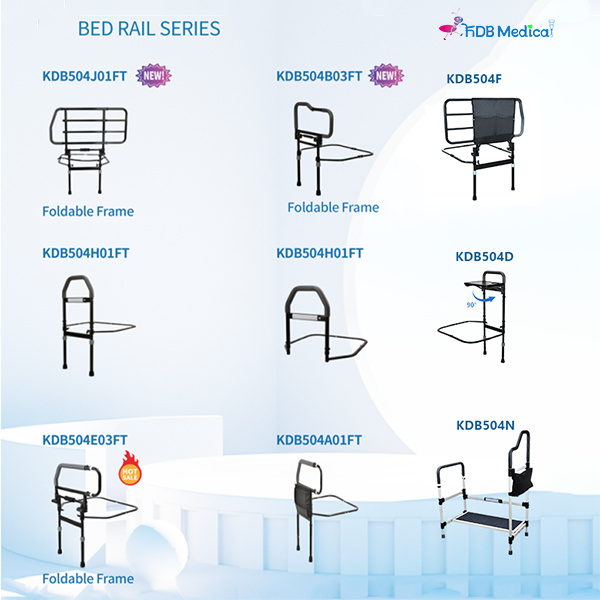 Peace of mind for caregivers with a reliable bedside safety rail