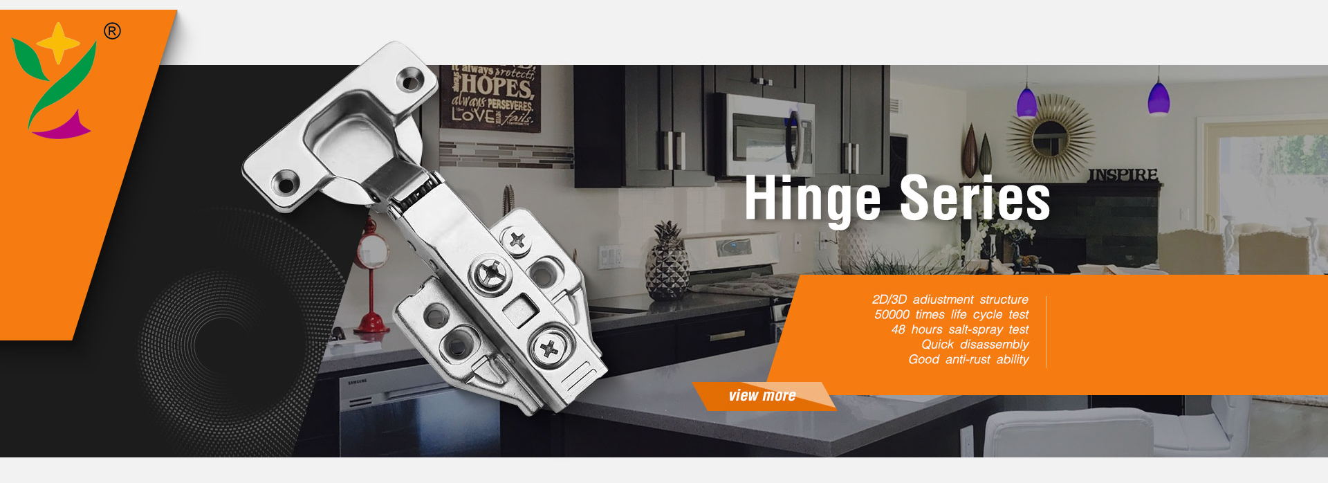 product yuxing furniture hardware accessories hinge 35 mm soft close concealed hydraulic kitchen cabinet hinge-0