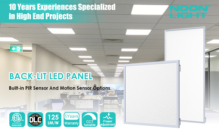 Commercial Lighting 600X600 1200x600 300X1200 4x2ft Ceiling Surface LED Panel Slim Lighting Panel Light factory