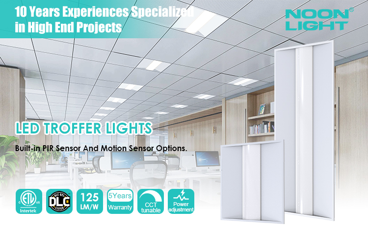 Noonlight High Quality Modern Commercial Led Ceiling Lighting Home 4FT Linear Highbay Led Troffer Light for Office supplier