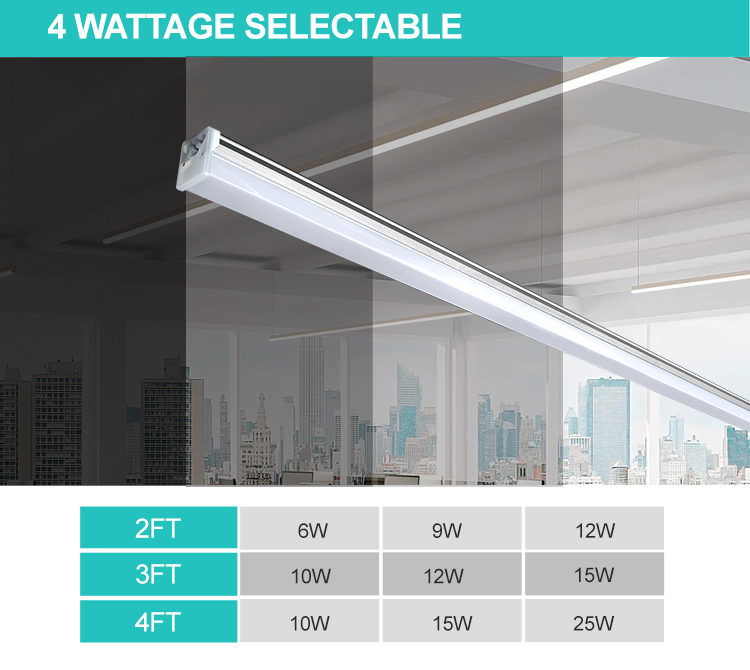 Wholesale OEM&ODM Indoor Lighting 2Ft 3Ft 4Ft Aluminum Linkable Linear T5 T8 Integrated Led Tube Light manufacture