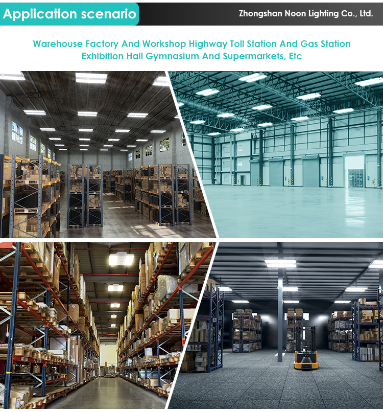 ETL Listed Dimmable Industrial Warehouse Workshop Highbay Lamp Aluminum Smart Sensor Led Linear High Bay Light factory