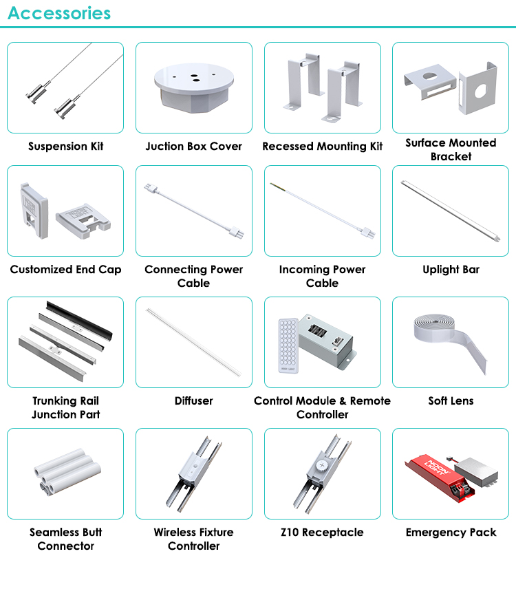 Wholesale Indoor Modern Linear Lighting Commercial Office Suspension Led Linear Lamp factory