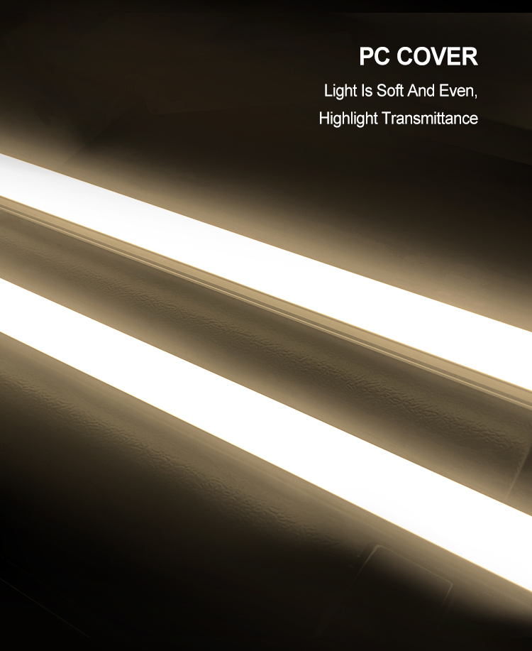 Wholesale OEM&ODM Indoor Lighting 2Ft 3Ft 4Ft Aluminum Linkable Linear T5 T8 Integrated Led Tube Light manufacture