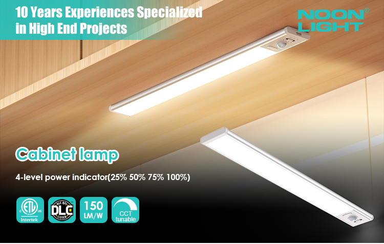 Modern Style Aluminum Alloy 3w 4w Decoration Kitchen Wardrobe Led Cabinet Sensor Night Light supplier