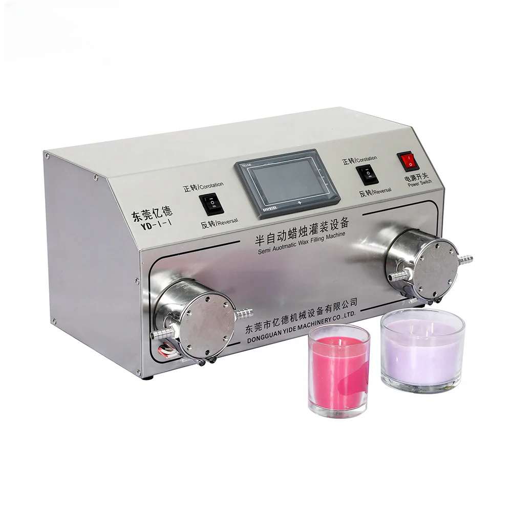 Corrosion Resistance Stainless Steel #316 Heat/Reverse Pump Paraffin/Palm/Bee/Soy Wax Melt and Fill Machine for Candle Making