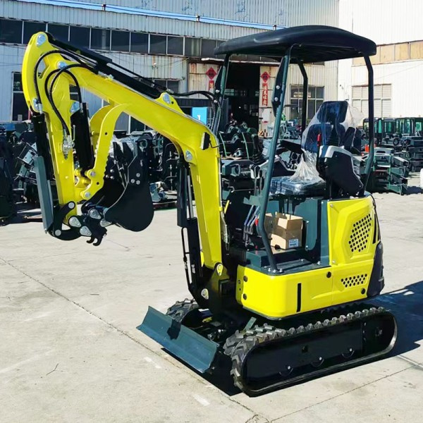 Excavator Mini Tiongkok dalam Aksi