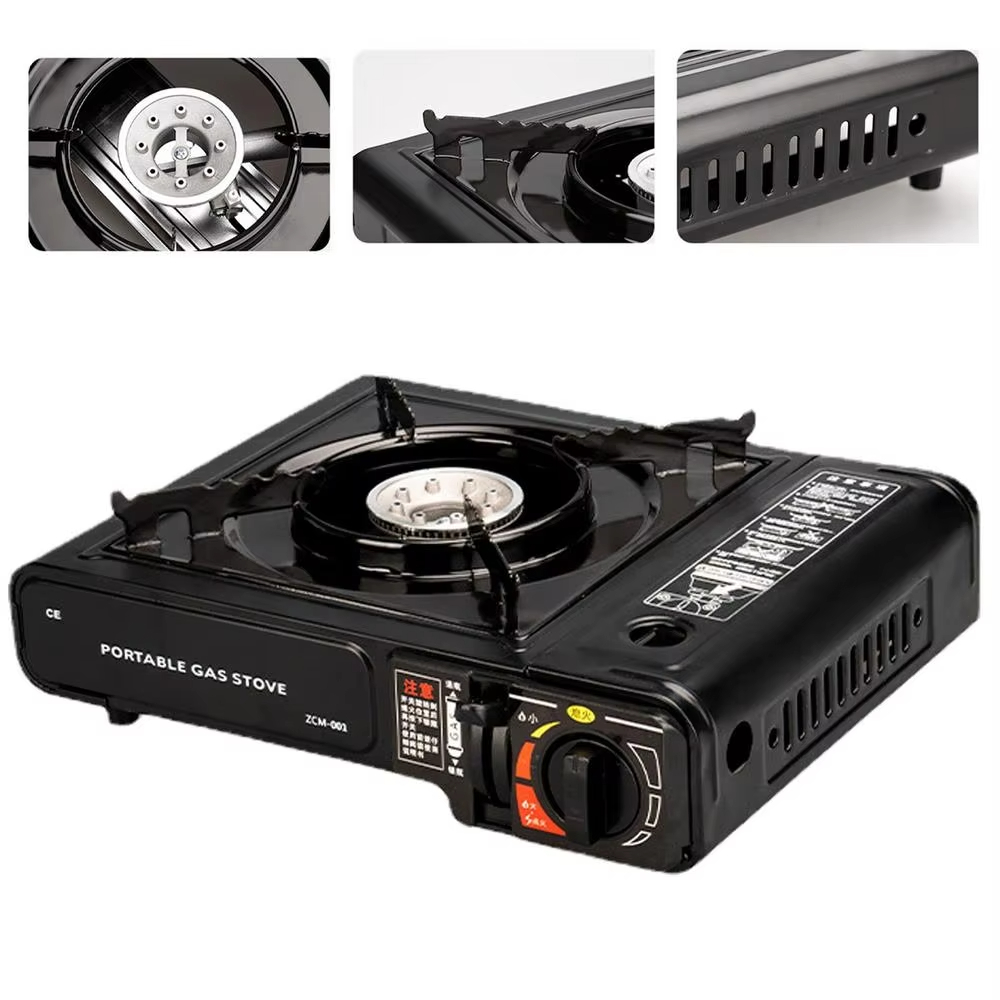 Wholesale Outdoor Stoves Cookers Gas Portable Magnetic Gas Stove Camping Accessories Hot Pot Cassette Stove for Travel Picnic supplier