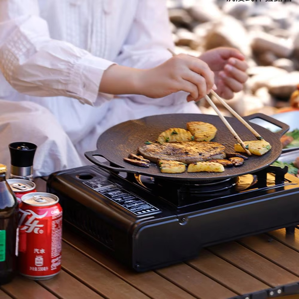 Wholesale Outdoor Stoves Cookers Gas Portable Magnetic Gas Stove Camping Accessories Hot Pot Cassette Stove for Travel Picnic details