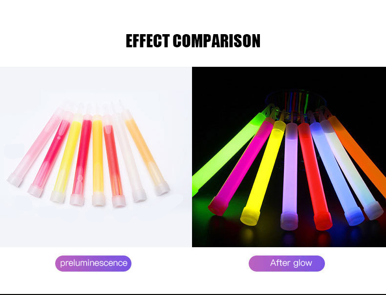 Wholesale 6 Inch Lighting Stick Glow Sticks Glow Sticks Bulk Party Supplies Led Glow Sticks for Survival Gear Camping Lights factory