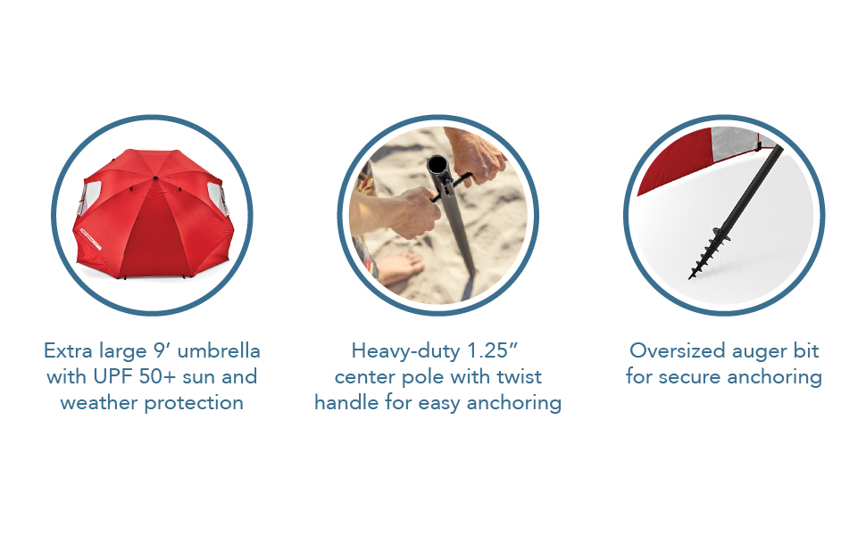 Popular Outdoor Camping Accessories Portable Uv Protection Beach Tent Umbrella Customizable Logo Beach Umbrella Outdoor manufacture