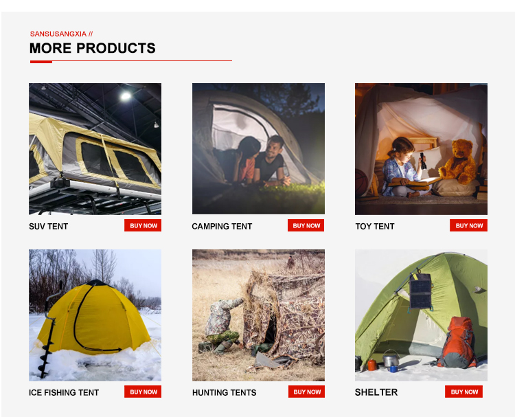 In Stock Camping Outdoor Ice Shelter Large Family Sale Ice Winter Fishing Snow Tent Popup Tent Ice Fish supplier