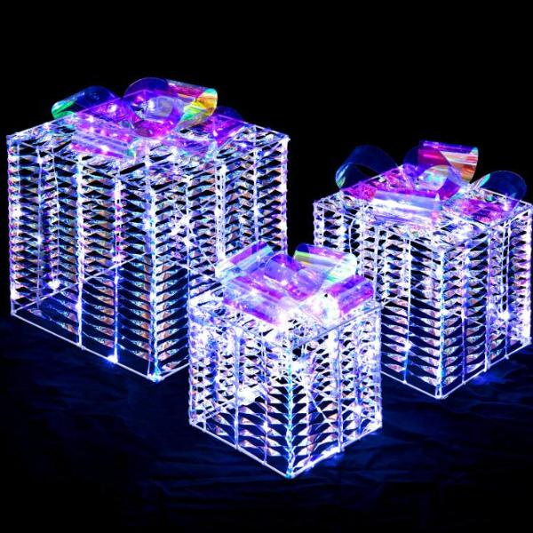 Shijoni dekorimin pa marrë vesh me dritë Krishtlindjesh me energji diellore të lehta për tu instaluar për përdorim të jashtëm