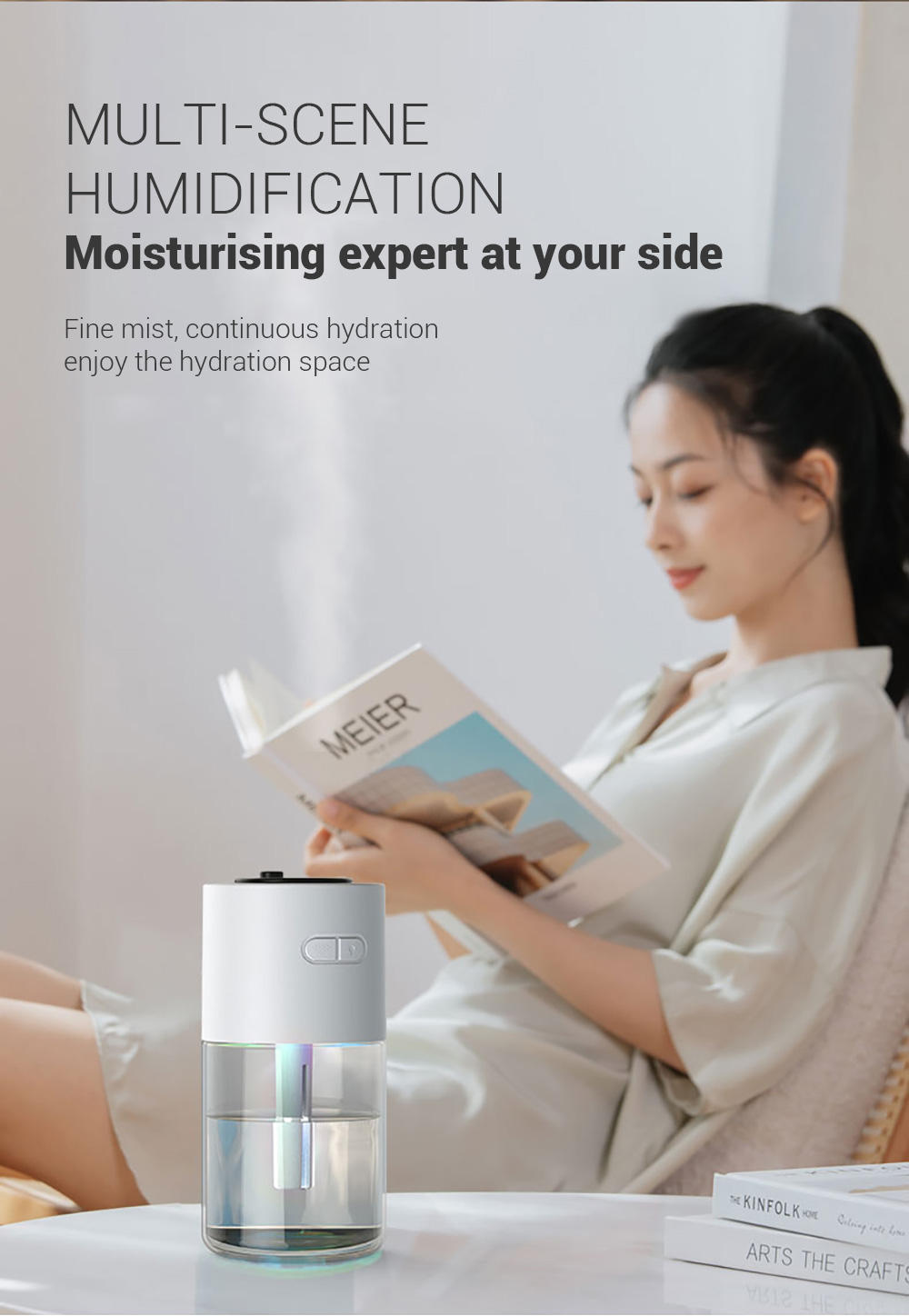 New Portable 280ML USB Car Humidifier Home Office Ultrasonic Mist Maker Humidifier with Starry Sky Lamp Air Humidifier supplier
