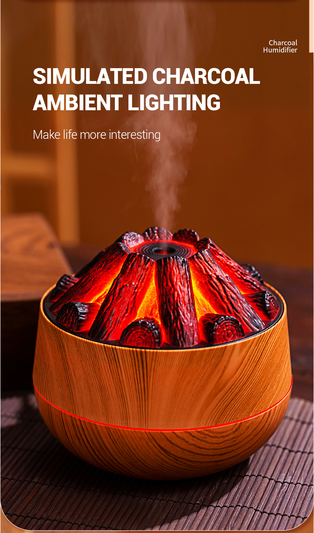 Wholesale Cool Mist Ultrasonic Humidifier Fragrance Essential Oil Aromatherapy Air Humidifier Spray Aroma Diffuser Humidifier manufacture