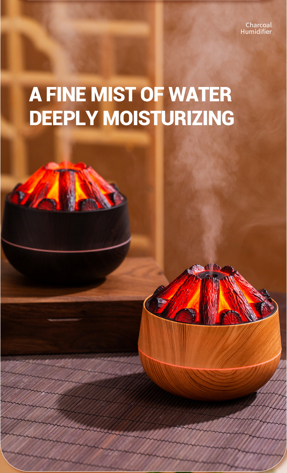Wholesale Cool Mist Ultrasonic Humidifier Fragrance Essential Oil Aromatherapy Air Humidifier Spray Aroma Diffuser Humidifier manufacture