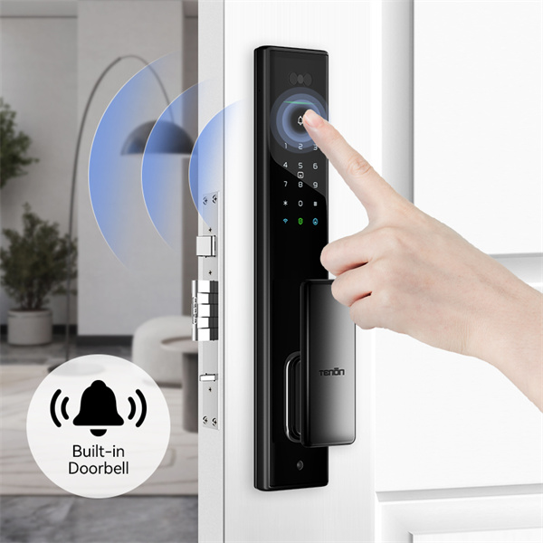 به روزرسانی به امنیت مدرن با قفل درب جلویی با اثر انگشت