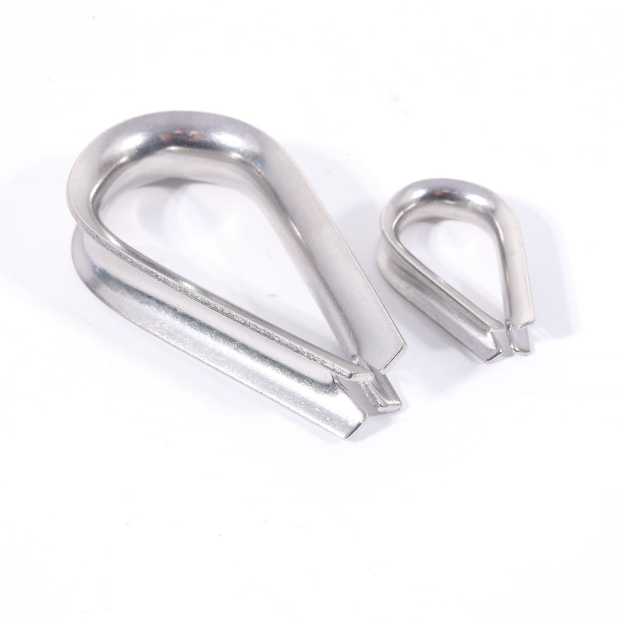 DIN6899B Żgħar M2-M26 A2 A4 Ħaġel Tajjeb 3mm 10mm Wire Rope Thimble