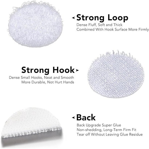 Titik Kait dan Loop Perekat yang Serbaguna dan Mudah Digunakan