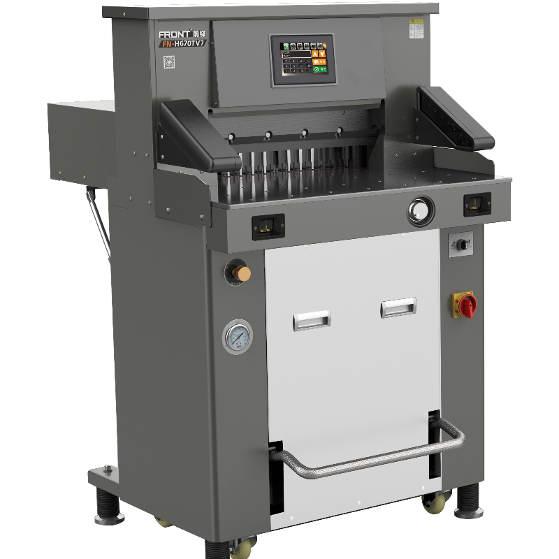 FRONT H670TV7 - 670mm/26.37 inch A3 SIZE GUILLOTINE  DUAL HYDRAULIC PROGRAMMABLE PAPER CUTTER