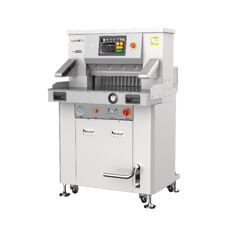 FRONT CP6810L - 680mm/26.77 inch A3 SIZE HEAVY-DUTY GUILLOTINE VARIABLE FREQUENCY HYDRAULIC PAPER CUTTER 380V SILENT PAPER CUTTING MACHINE
