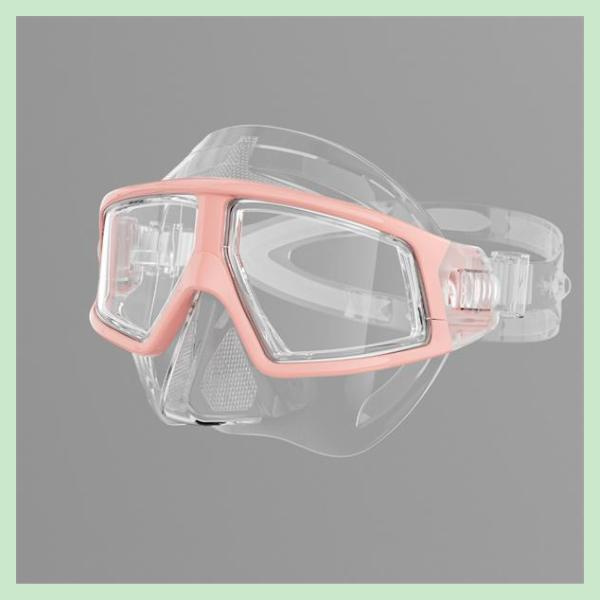 Low Volume Masks Less water resistance (easier clearing).