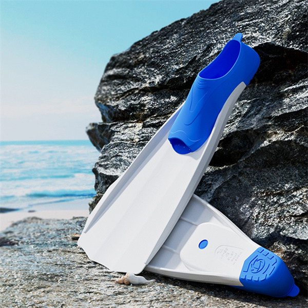 Dive in Style with Our Sleek and Blue Diving Fins