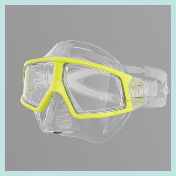 Clear vision and comfort underwater with a diving scuba mask