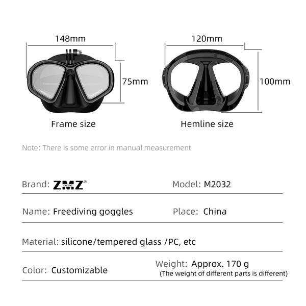 Maximize your underwater exploration time with a diving mask that provides constant oxygen supply.