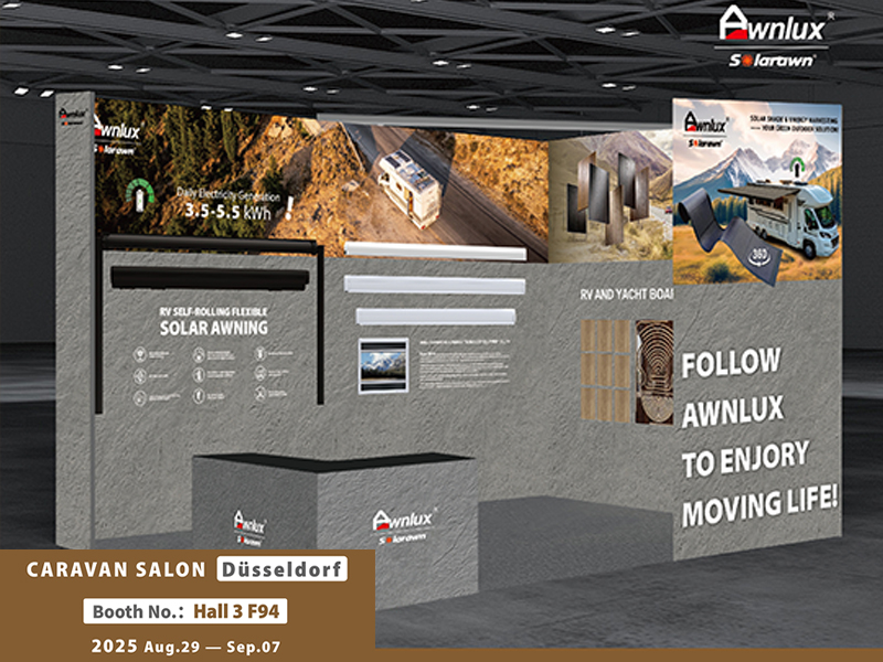 Awnlux to Exhibit at Caravan Salon Düsseldorf 2025 – Discover Our Latest RV and Solar-Powered Awnings