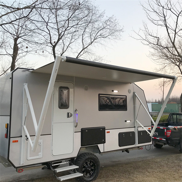 Say goodbye to old and worn-out awnings with a modern replacement for your RV trailer