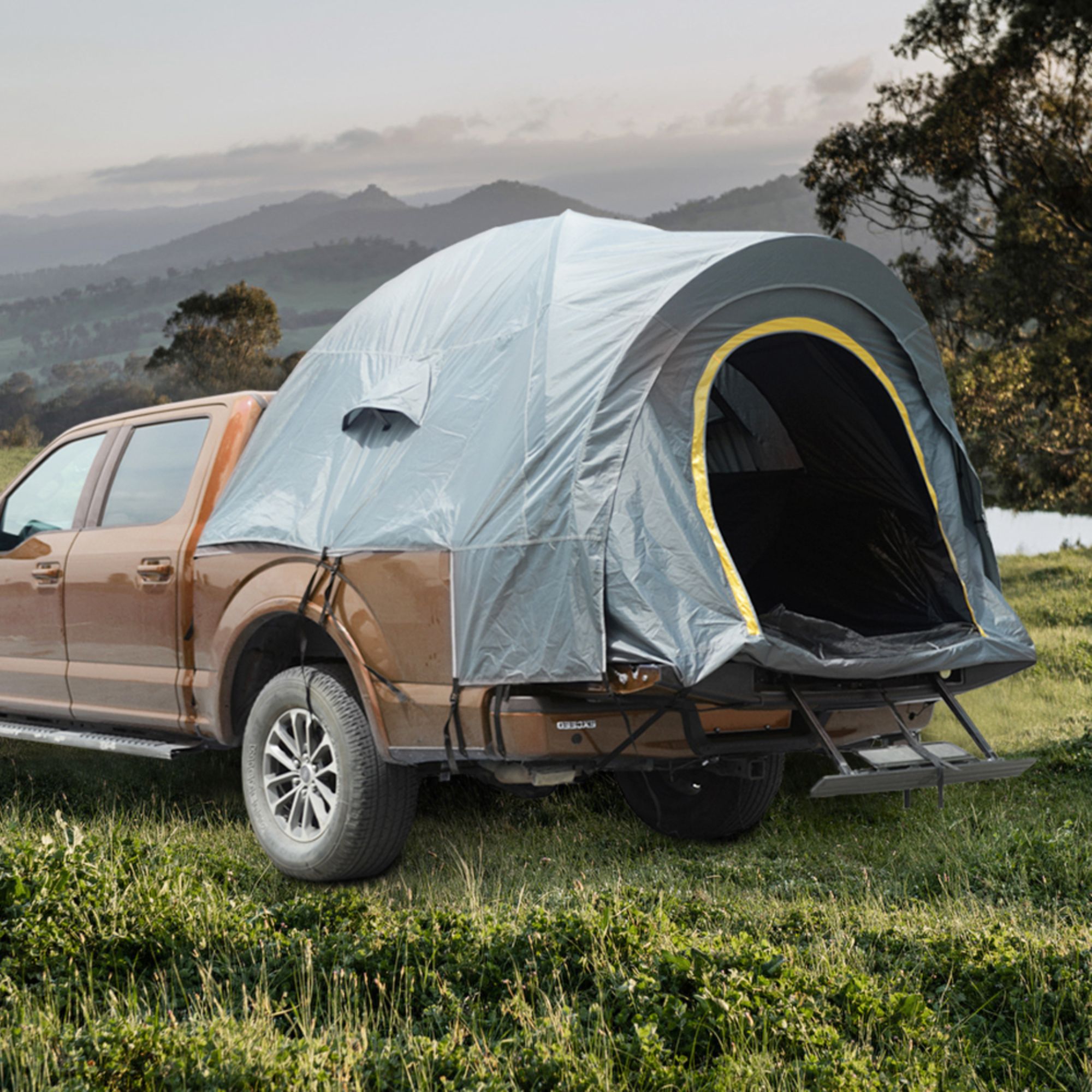 Awnlux Dış Məkan Kamping Pickup Truck Maşın Qızak Ustu Çadır