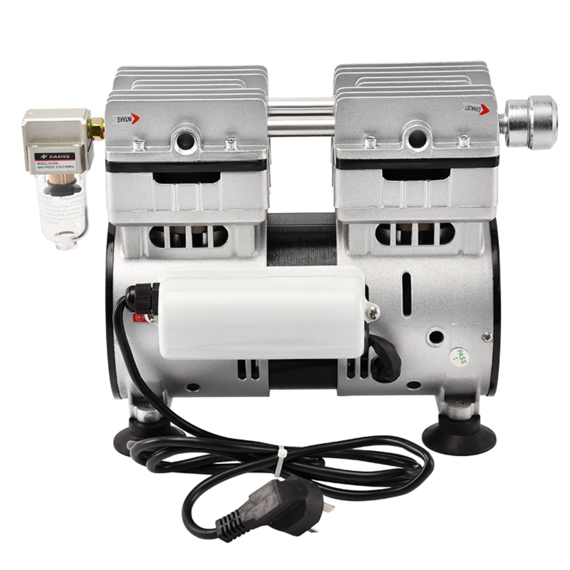 VN-120H 220V 370W 80L/dk Yüksek basınç Fabrika Özelleştirme 220v Negatif Basınç Emme Küçük Yağsız Vakum Pompa