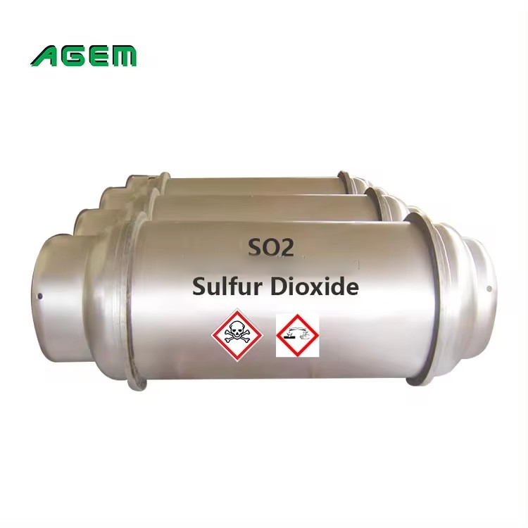 Good Price SO2 Gas Sulfur Dioxide Price CAS No.7446-09-5 Industrial Use 99.9% SO2 Liquid factory