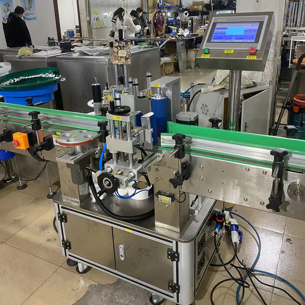 Automatic Floor Type Perfume Small Bottle Filling Capping Machine Reed Diffuser Jar Liquid Filling Capping And Labeling Machine factory