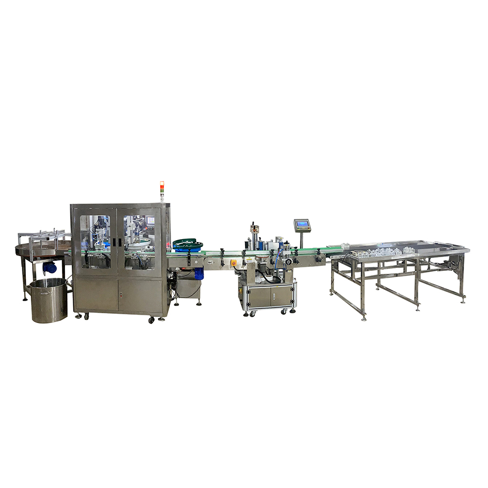 Automatic Floor Type Perfume Small Bottle Filling Capping Machine Reed Diffuser Jar Liquid Filling Capping And Labeling Machine supplier