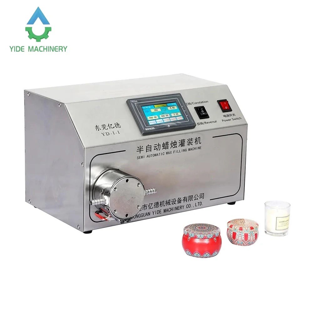 New Small Semi-Automatic Electric Hot Liquid Wax Single Pump Filling Candle Making Machine