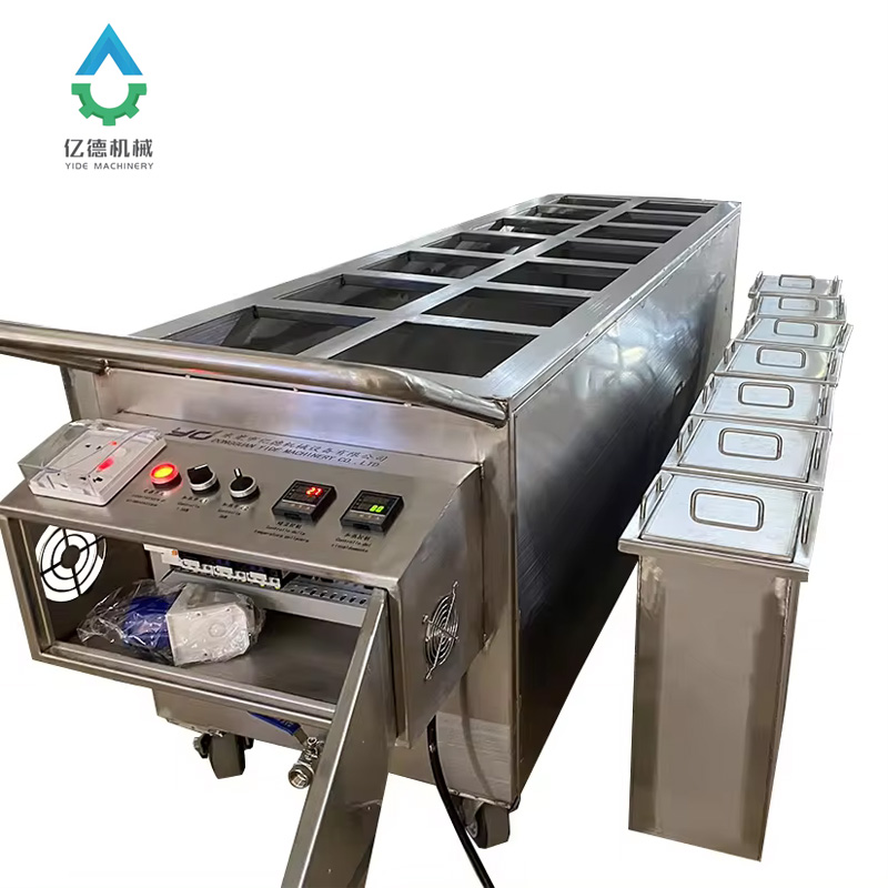 Factory Custom Stainless Steel 14 Sleeves Wax Hands Machine Candle Wax Warming Tank For Candle Making manufacture