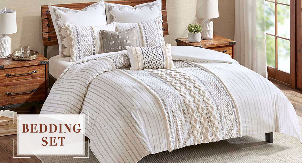 High Quality 10pc Solid Super Soft Comforter Set Garment Wash Bedding Set details