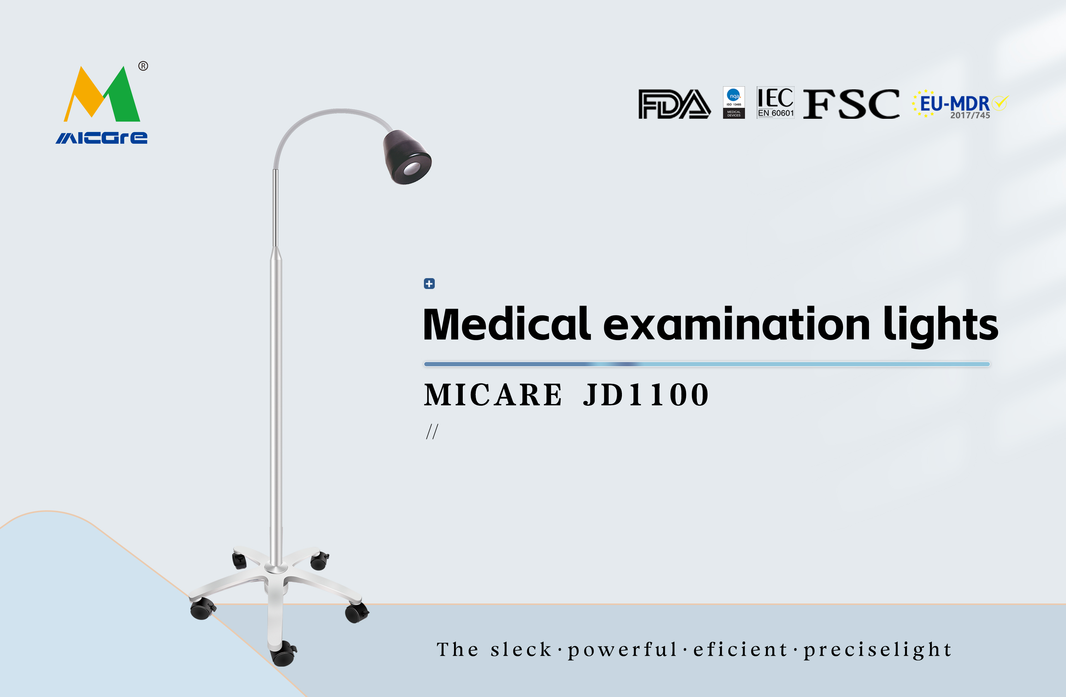 MICARE JD1100 3W Mga Ospital/Mga opisina ng doktor Mga detalye ng surgical auxiliary lighting