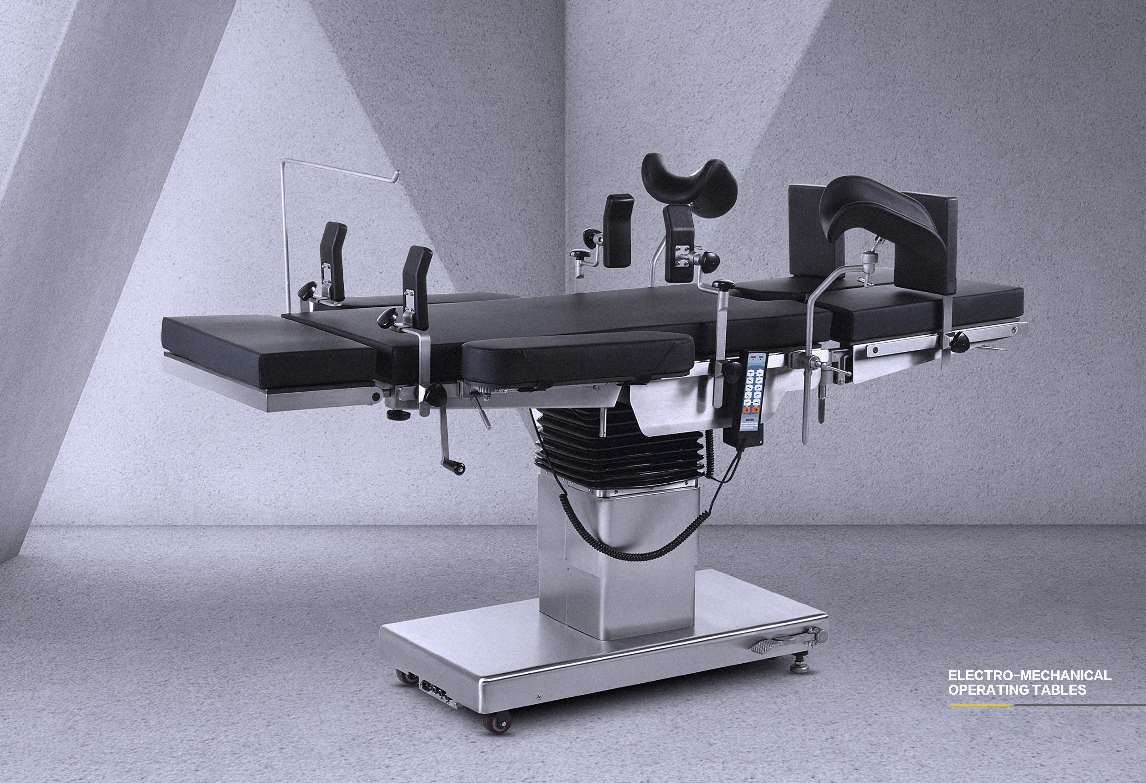 Tables médicales chirurgicales électriques réglables en acier inoxydable MICARE ET500T Table d'opération d'examen usine