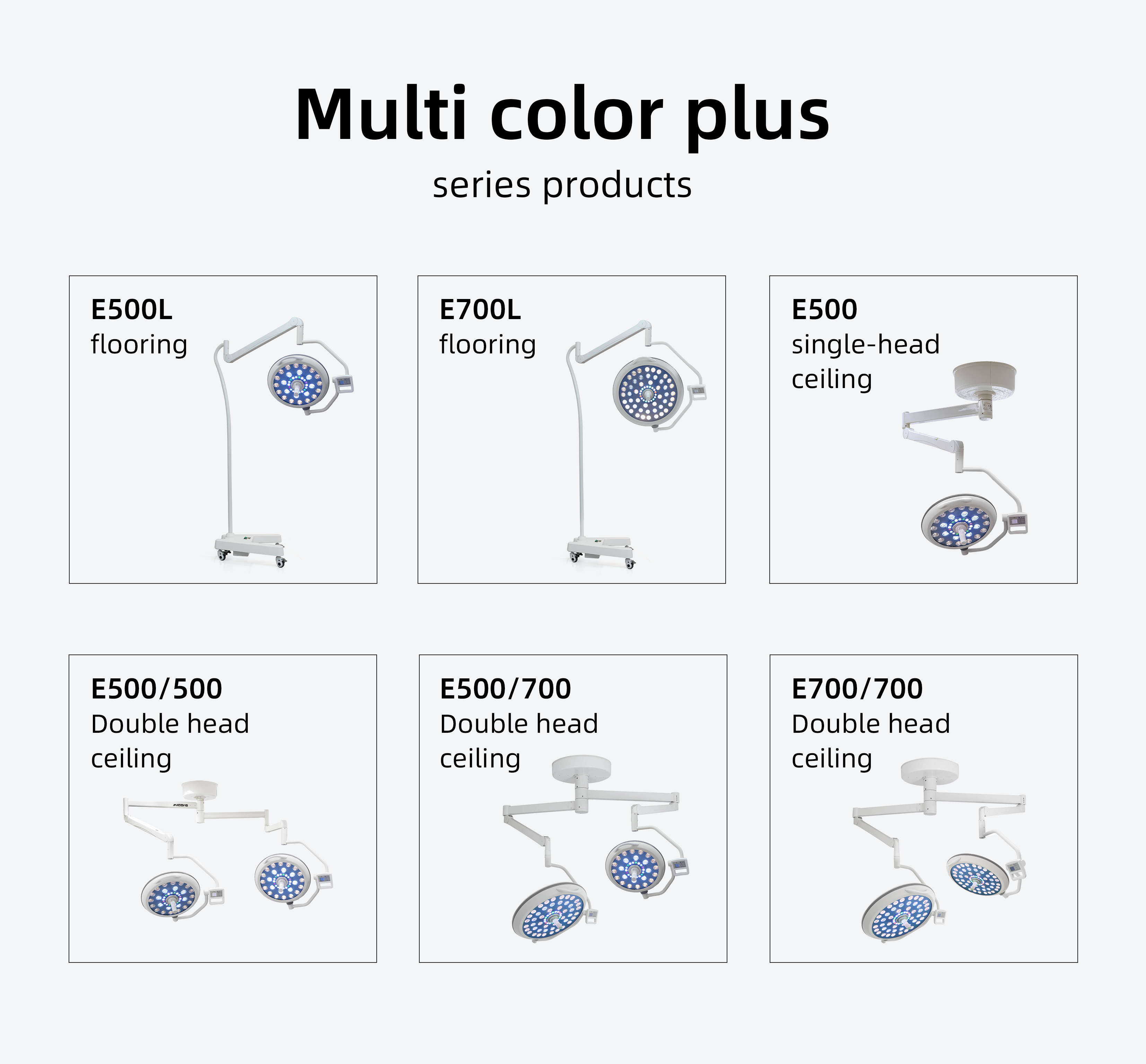 MICARE Multi-color plus E700 Fabrică de lămpi de operare cu led de tavan fără umbră