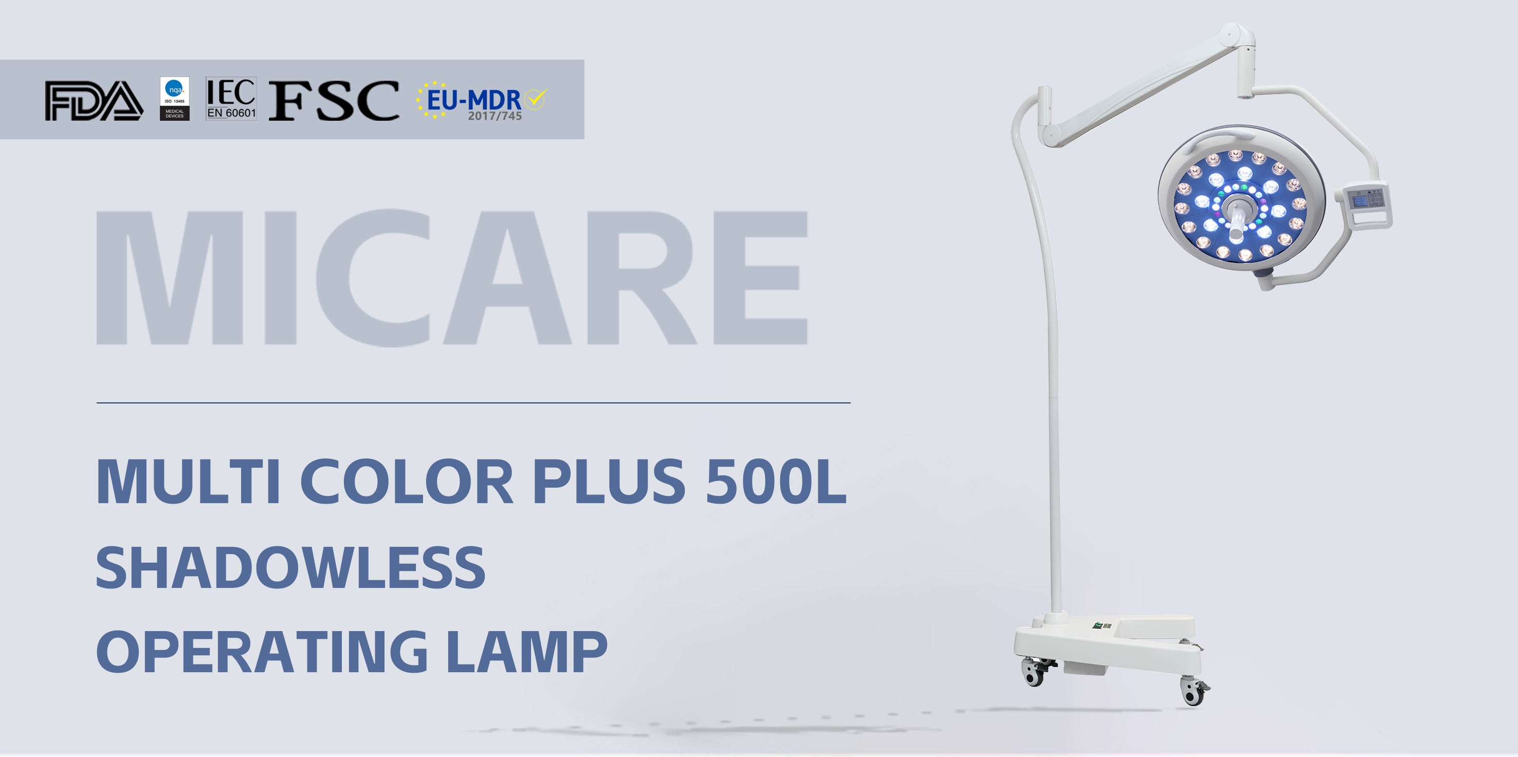 MICARE Multi-color Plus E500L Hospitalis Operatio Lux DUXERIT chirurgicam Lux Medical Theatrum Inumbratum Lucerna OPIFICIUM