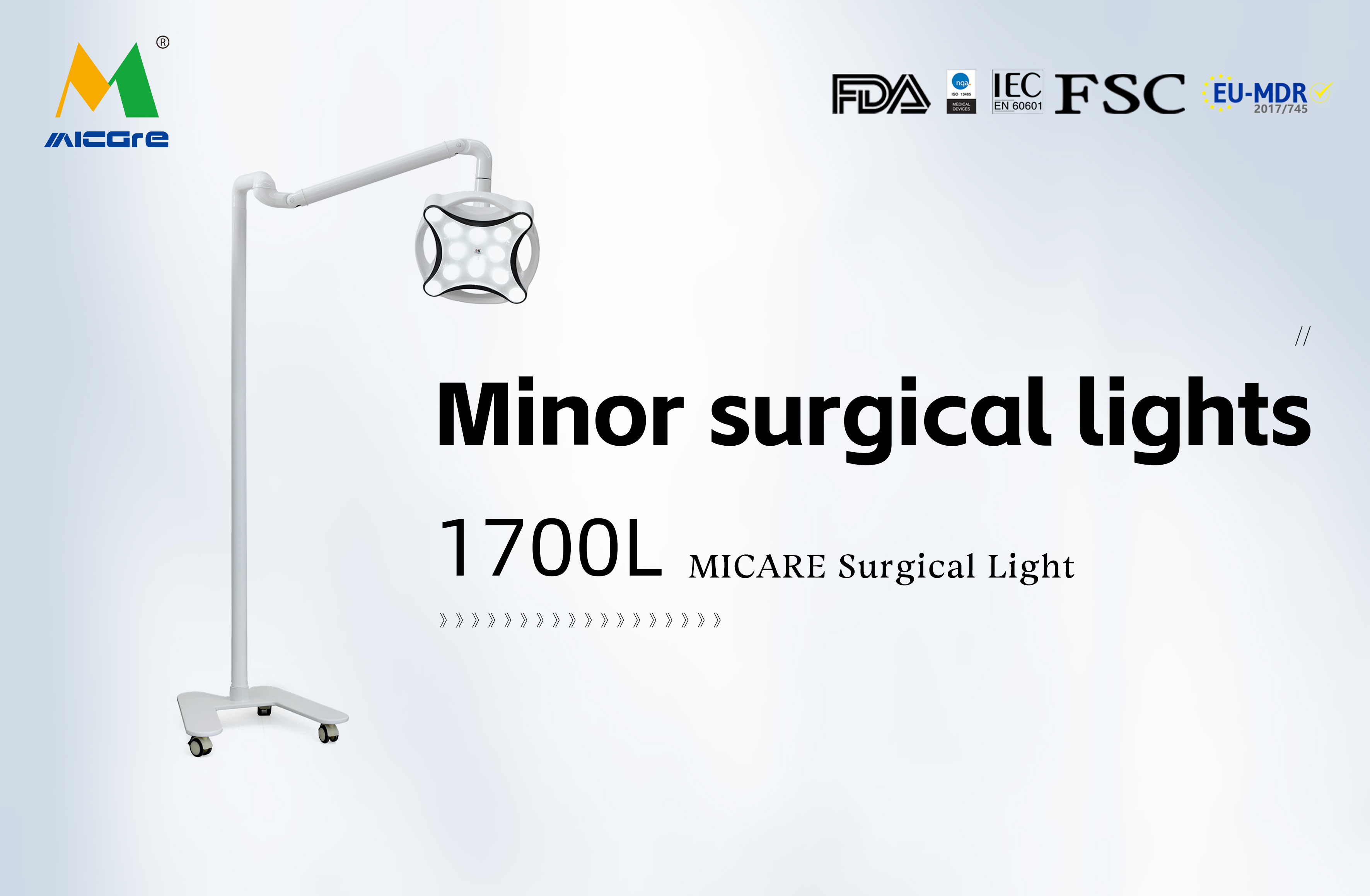 MICARE JD1700L Медицинский стоматологический светильник для домашних животных Смотровой светильник Хирургический светильник Подробности